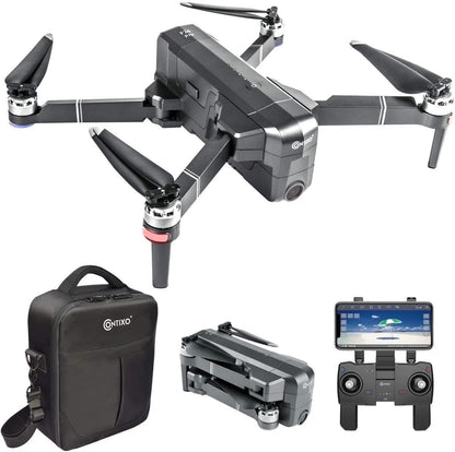 F24 Pro GPS Drone with Camera, 4K RC Drone with 30-Min Flight and 1600 Ft Range, Foldable, Black